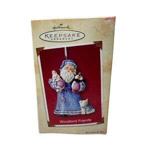 Hallmark Keepsake Ornament Woodland Friends Santa 2002 Christmas Bunny QX8536